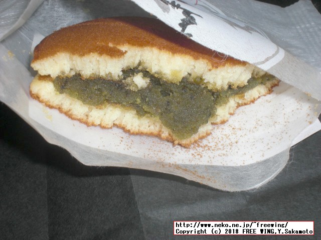 大丸の森幸四郎のドラ焼き 季節限定 - 玉露入り抹茶餡 2018/04～