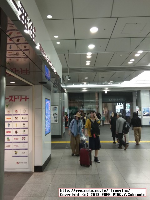 大丸は東京駅の八重洲北口が一番近いです