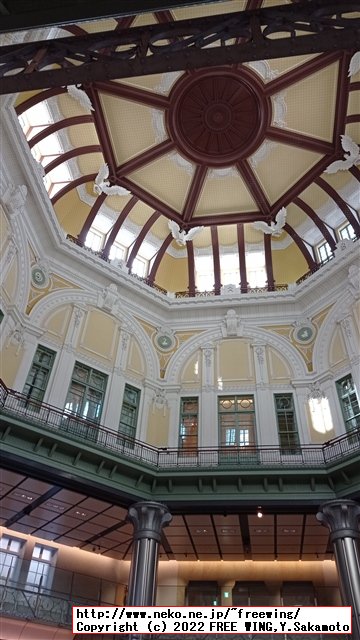 東京駅のドーム天井の写真