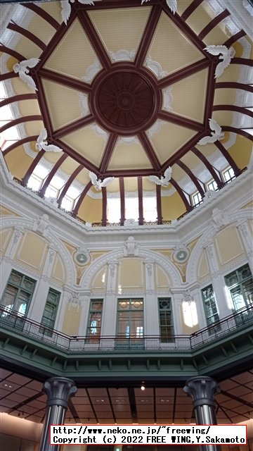 東京駅のドーム天井の写真