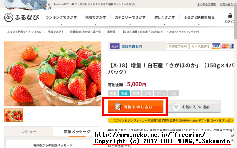 ふるさと納税、佐賀県 白石町の「さがほのか」いちごパックを実質 2000円でゲットの方法
