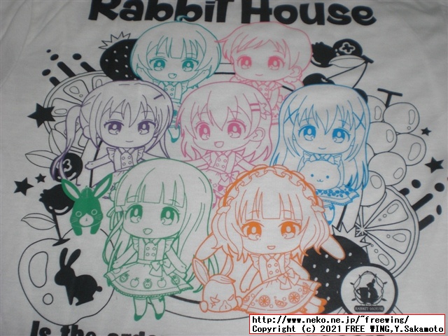 テレビアニメ ご注文はうさぎですか？ 通称「ごちうさ」のTシャツ ドンキ 1500円を買ったのでレビュー (ごちうさのTシャツ、ご注文はうさぎ