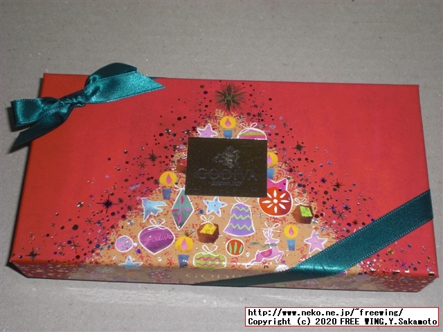 2020年 ゴディバのクリスマス限定のチョコを買ってみた
