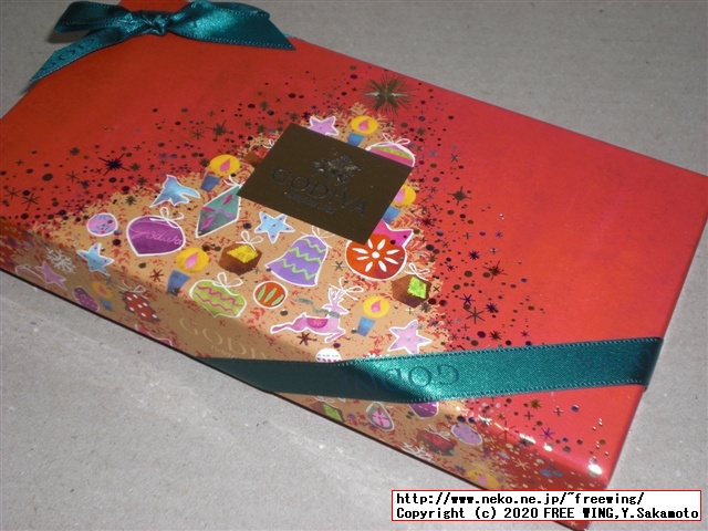 2020年 ゴディバのクリスマス限定のチョコを買ってみた