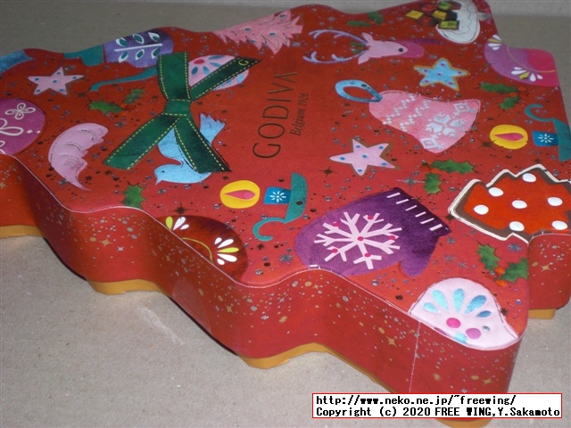 2020年 ゴディバのクリスマス限定のチョコを買ってみた