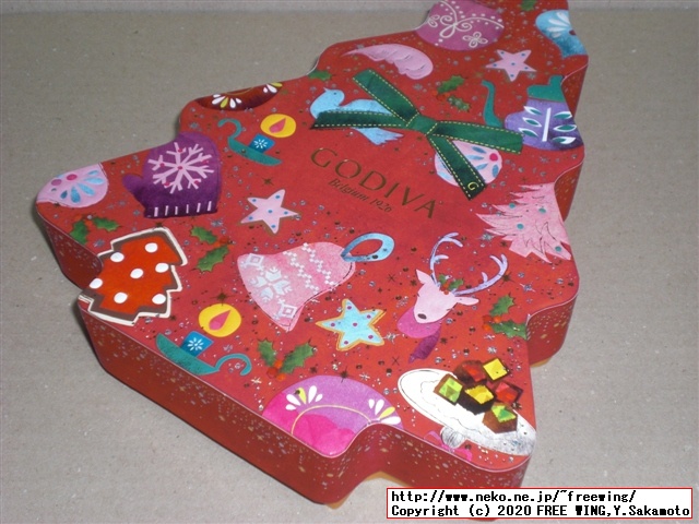 2020年 ゴディバのクリスマス限定のチョコを買ってみた