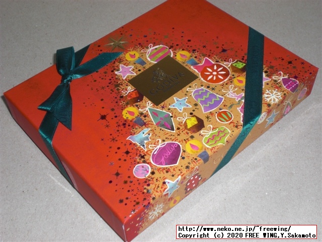 2020年 ゴディバのクリスマス限定のチョコを買ってみた
