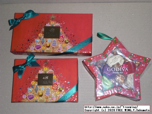 2020年 ゴディバのクリスマス限定のチョコを買ってみた