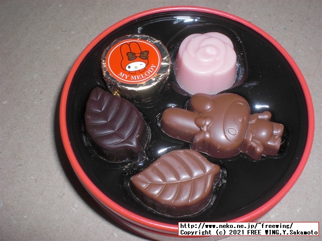 Goncharoffのバレンタイン マイメロ、猫のアンジュジュのチョコを買ってみた！