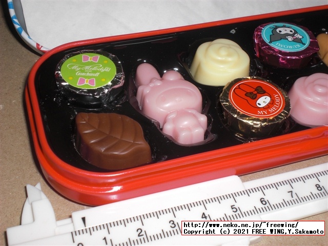 Goncharoffのバレンタイン マイメロ、猫のアンジュジュのチョコを買ってみた！