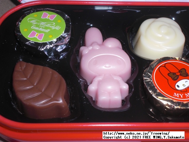 Goncharoffのバレンタイン マイメロ、猫のアンジュジュのチョコを買ってみた！
