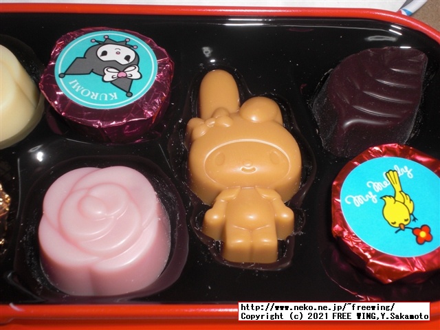 Goncharoffのバレンタイン マイメロ、猫のアンジュジュのチョコを買ってみた！