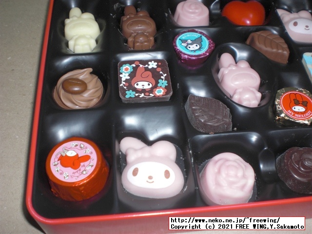 Goncharoffのバレンタイン マイメロ、猫のアンジュジュのチョコを買ってみた！