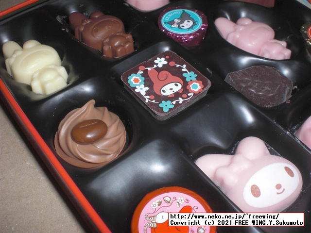 Goncharoffのバレンタイン マイメロ、猫のアンジュジュのチョコを買ってみた！