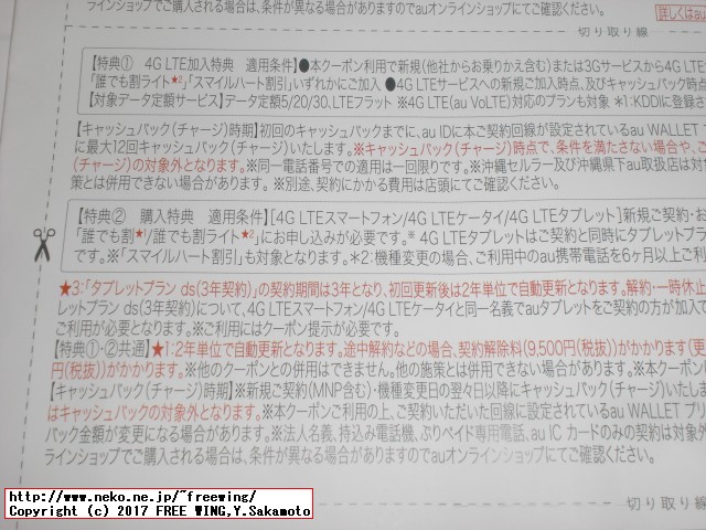 au スペシャルクーポン 12000+10000円 ＲＧＢ色 W1706A02