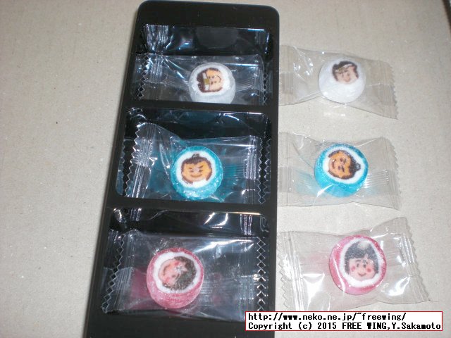 au 英雄 金太郎飴