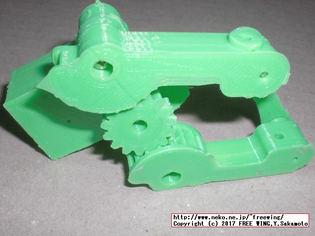 3D Hubsの 3Dプリンタ出力サービスでミニ四駆用のステアリング部品を作ってみた。