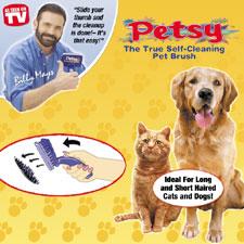 ペット用グルーミング ブラシ Petsy 海外でもテレビショッピングで有名