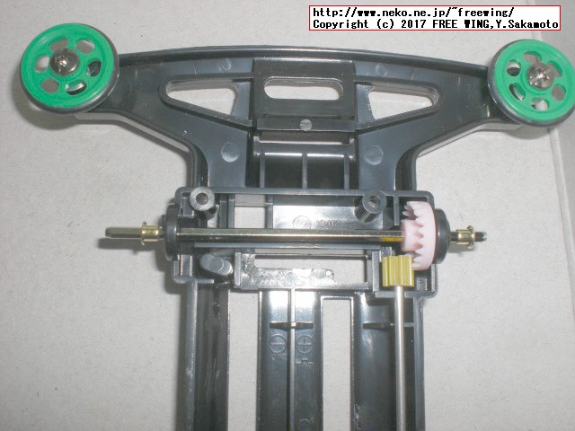 タミヤ フルカウル ミニ四駆シリーズ サイクロンマグナム TRF スーパー TZシャーシ、組み立て方法