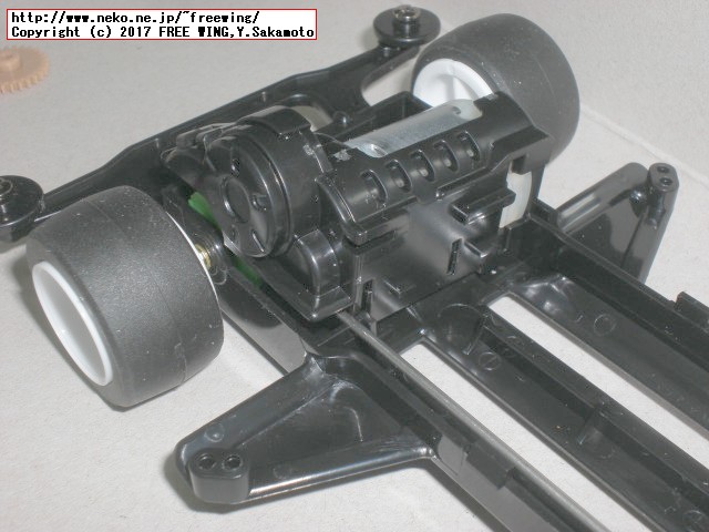 タミヤ フルカウル ミニ四駆シリーズ サイクロンマグナム TRF スーパー TZシャーシ、組み立て方法