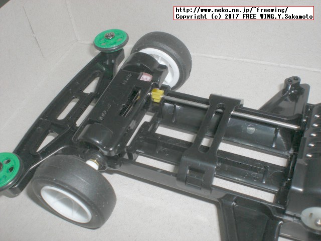 タミヤ フルカウル ミニ四駆シリーズ サイクロンマグナム TRF スーパー TZシャーシ、組み立て方法