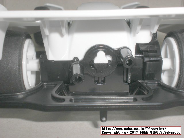 タミヤ フルカウル ミニ四駆シリーズ サイクロンマグナム TRF スーパー TZシャーシ、組み立て方法