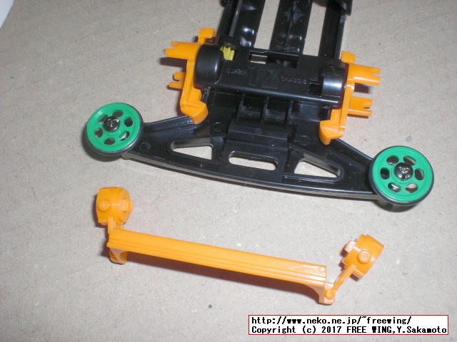 タミヤ ミニ四駆シリーズ ステアリングシステムセット スーパー TZシャーシ、組み立て方法