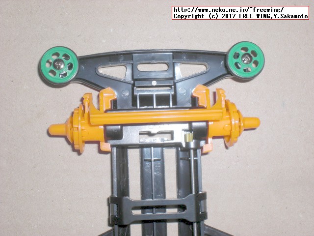 タミヤ ミニ四駆シリーズ ステアリングシステムセット スーパー TZシャーシ、組み立て方法