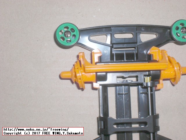 タミヤ ミニ四駆シリーズ ステアリングシステムセット スーパー TZシャーシ、組み立て方法