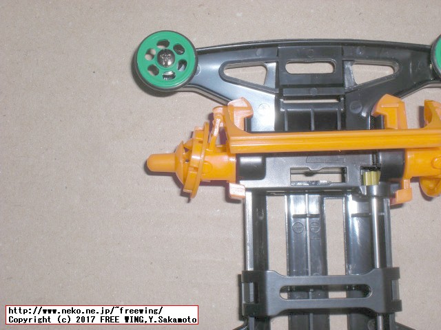 タミヤ ミニ四駆シリーズ ステアリングシステムセット スーパー TZシャーシ、組み立て方法