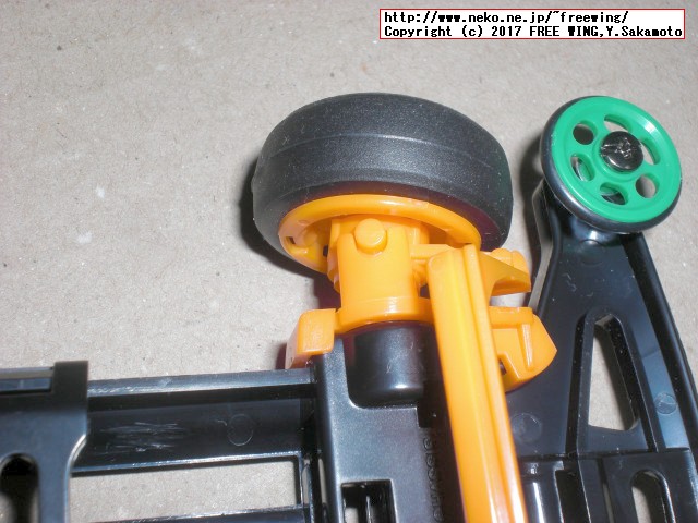 タミヤ ミニ四駆シリーズ ステアリングシステムセット スーパー TZシャーシ、組み立て方法