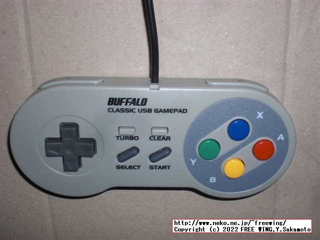 BUFFALO model BSGP815GY CLASSIC USB GAMEPAD