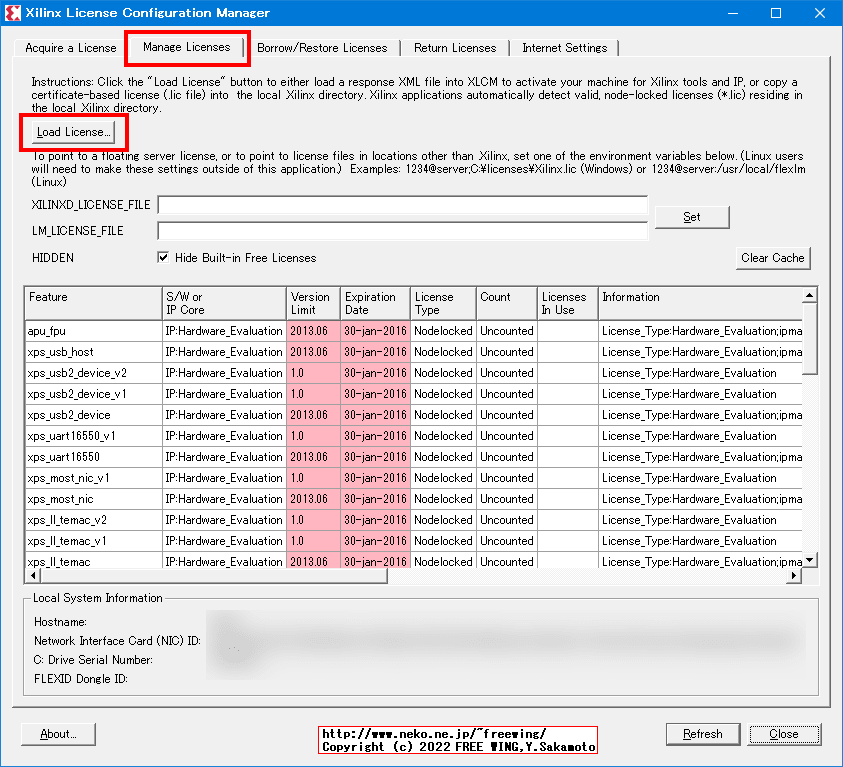 Xilinxの FPGAの開発ソフトウェア ISE WebPACK 14.7を Windows 10にインストールして動かす方法
