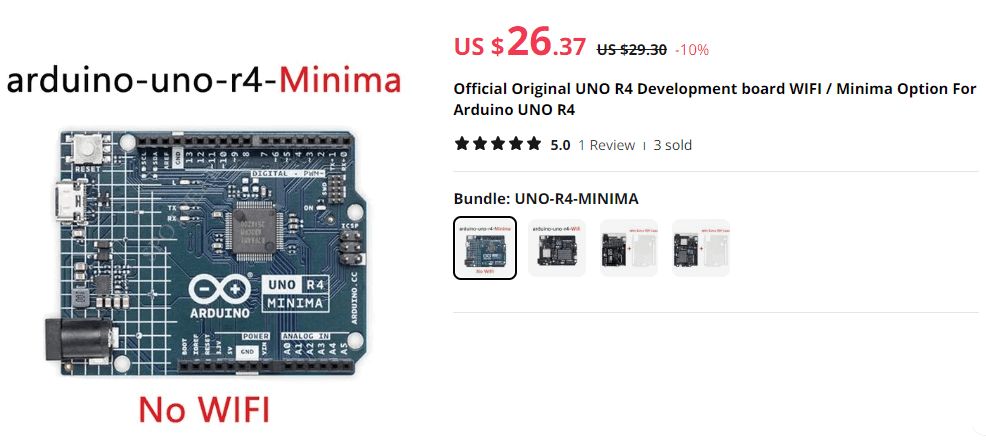 ちゃんとした本物の Arduino UNO R4