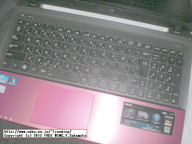 ASUS Notebook pink Core i5-3210M Win7 HP ピンク K55A-SXPINK