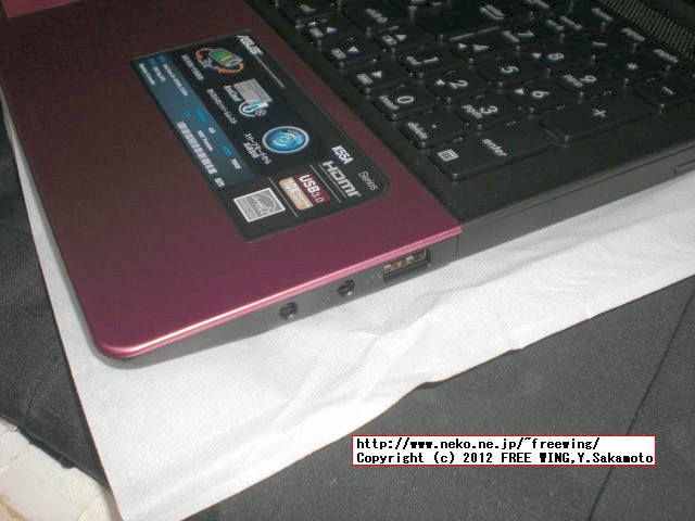 ASUS Notebook pink Core i5-3210M Win7 HP ピンク K55A-SXPINK