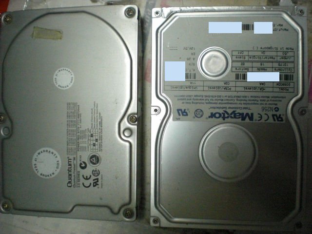 同じく物凄く古い HDD(8GB程度)