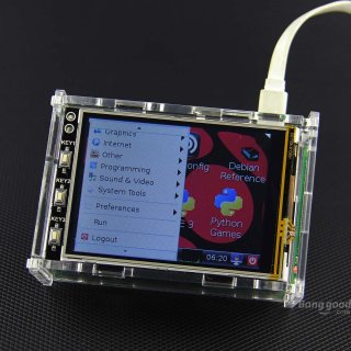SKU180414 SKU187170 3.2 Inch TFT Display Module + Acrylic Case For Raspberry Pi