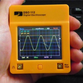 SKU238334 DSO 112 2MHz Touch Screen TFT Digital Mini Handheld Oscilloscope With Battery