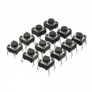 100pcs Mini Micro Momentary Tactile Tact Switch Push Button DIP P4