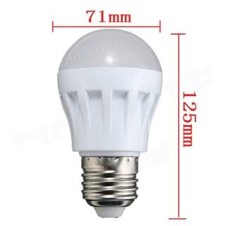 SKU234074 E27 9W 33 SMD 2835 700LM White/Warm White LED Globe Light Bulb 110V