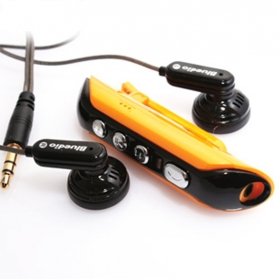 Bluedio Yellow Wireless Stereo Bluetooth Mono AVX6 Headset Headphone (AVX6-B)