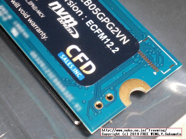 CFD PG2VN シリーズ M.2接続 SSD (512GB) CSSD-M2B05GPG2VNの写真レビュー