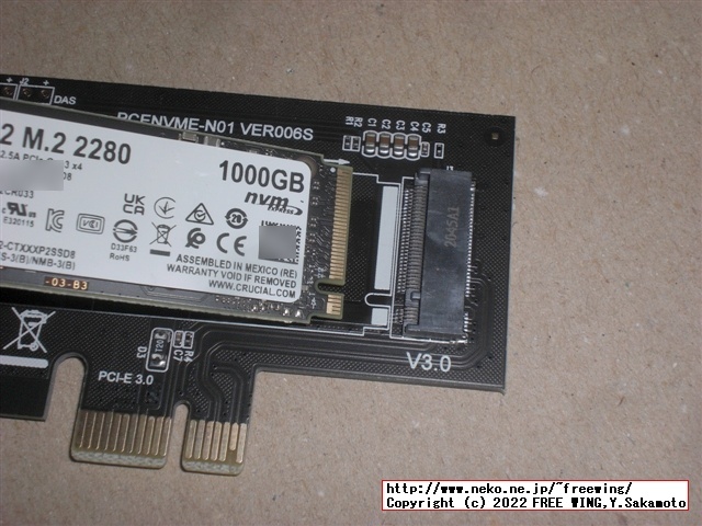 Crucial P2 1TB PCIe M.2 NVMe SSD CT1000P2SSD8 写真レビュー