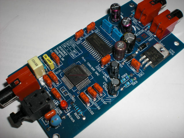 Mini TDA1305 DAC(組み立て完成)