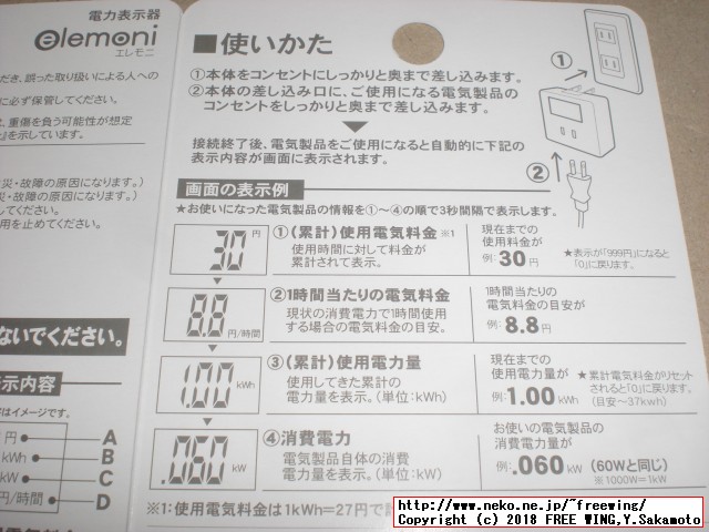トップランド 電力表示器 エレモニ M075