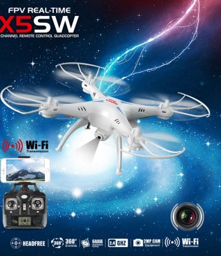 SKU220422 Syma X5SW Explorers 2 Wifi FPV RC Quadcopter 2.0MP Camera RTF