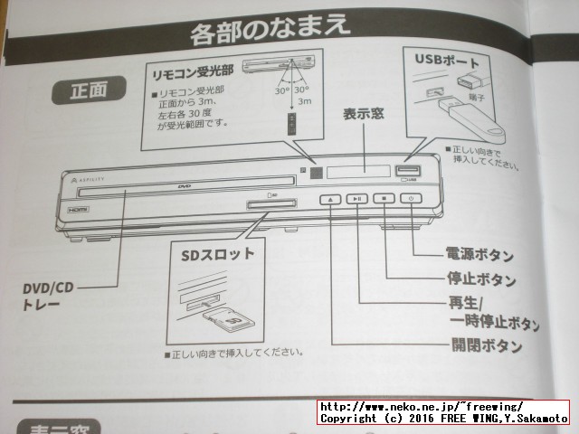 HDMI出力対応で PAL信号対応の超小型 DVDプレイヤー ASPILITY HDP-08