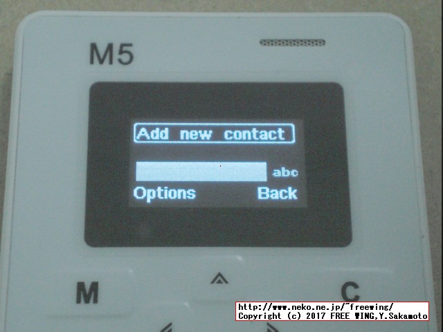 GSM CARD size Mobile Phone AIEK M5