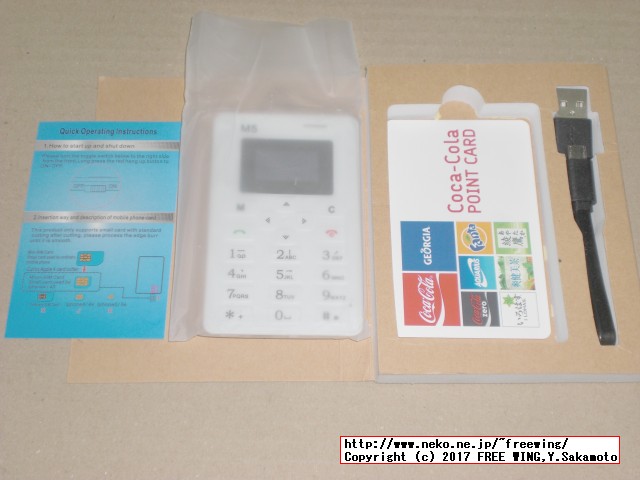 GSM CARD size Mobile Phone AIEK M5